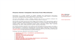 Desktop Screenshot of microvector.co.uk